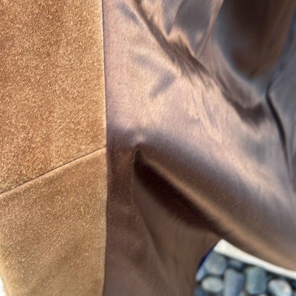 Vintage Sedona West brand Navajo blanket and suede coat - Picture 7 of 11